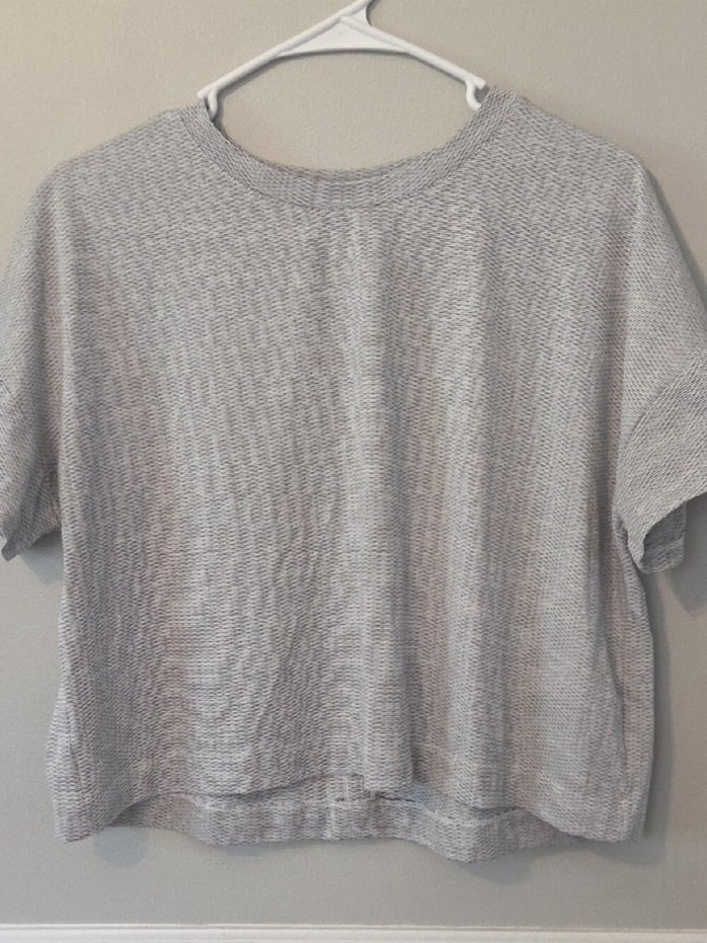 Crop Top with Back Slit (L)